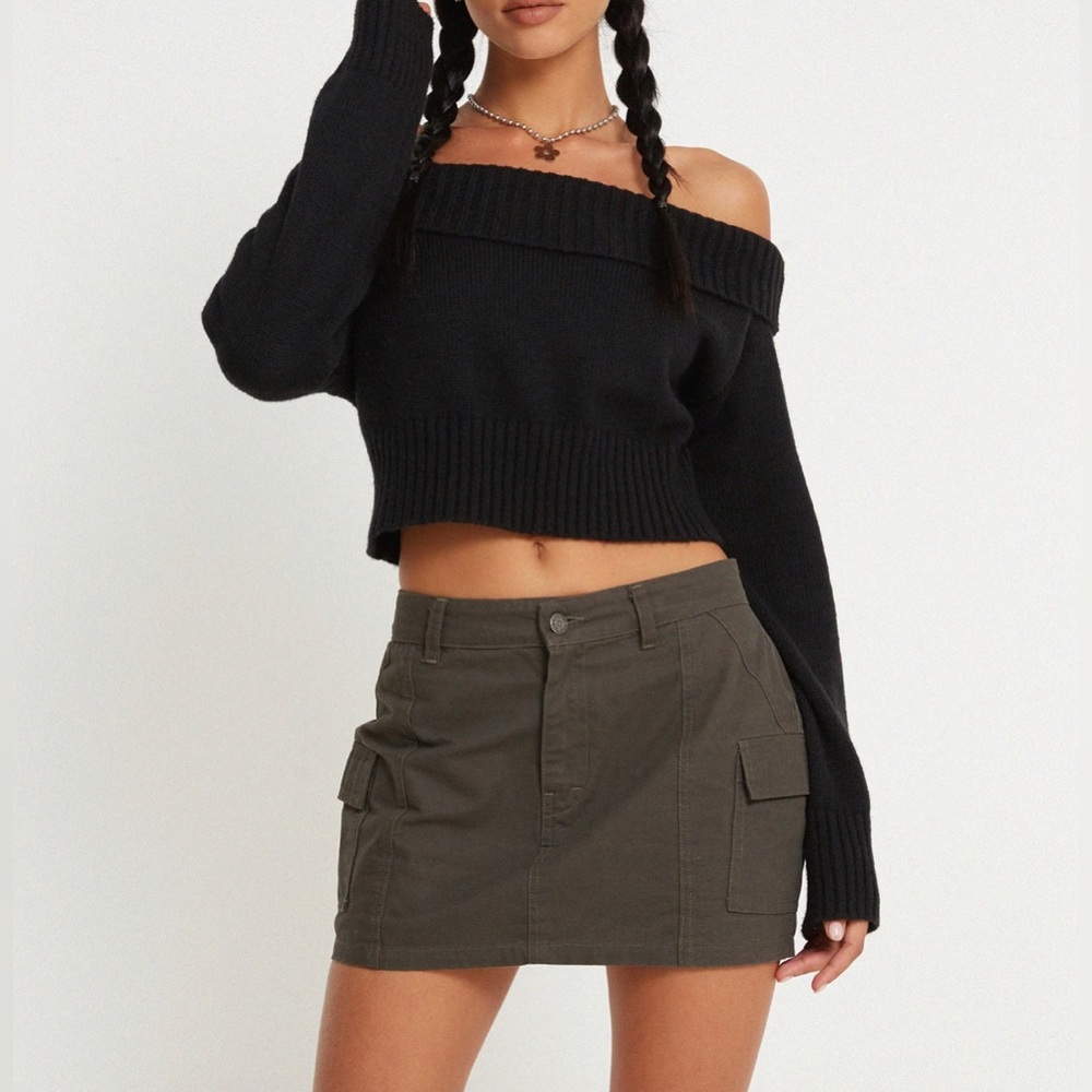 Motel rocks cargo skirt